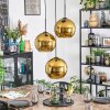 Koyoto Hanglamp, Kogellampje, Cluster hanglamp Goud, 3-lichts