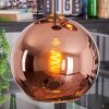 Koyoto Hanglamp, Kogellampje, Cluster hanglamp Koperkleurig, 3-lichts
