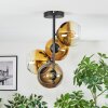 Koyoto Plafondlamp, Kogellampje Goud, Duidelijk, 4-lichts