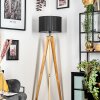 Soungou Staande lamp Natuurlijke kleuren, Zwart, 1-licht