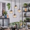 Koyoto Hanglamp, Kogellampje, Cluster hanglamp Amber, Duidelijk, 4-lichts
