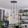 Koyoto Hanglamp, Kogellampje, Cluster hanglamp Amber, Duidelijk, 4-lichts