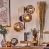 Ripoll Kogellampje, Wandlamp Rookkleurig, 3-lichts