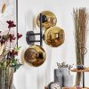 Koyoto Kogellampje, Wandlamp Goud, 3-lichts