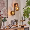 Ripoll Kogellampje, Wandlamp Chroom, Goud, Duidelijk, Koperkleurig, Rookkleurig, 3-lichts
