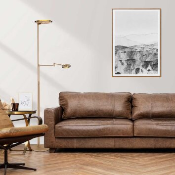 steenhouwer Turound Staande lamp Brons, 2-lichts