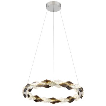 Globo Karilion Hanglamp LED Chroom, 1-licht