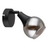 Globo Glyptar Wandlamp, Muurspot Zwart, 1-licht