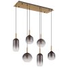 Globo Elisabeth Hanglamp Messing, 6-lichts
