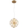 Globo Virina Hanglamp LED Goud, 1-licht