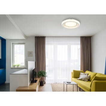 Globo Sharper Plafondlamp LED Wit, 1-licht