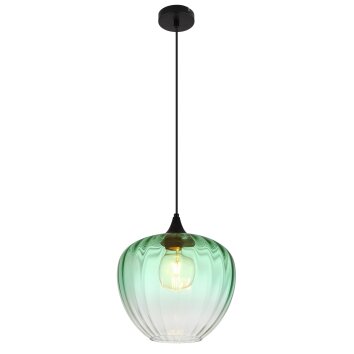 Globo Sander Hanglamp Zwart, 1-licht