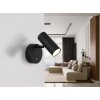 Globo und Plafondlamp, Plafondspot, Wandlamp, Muurspot LED Zwart, 1-licht
