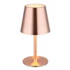 Globo Vannie Tafellamp LED Koperkleurig, 1-licht