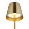Globo Vannie Tafellamp LED Messing, 1-licht