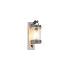 Trio verlichting Sambesi Wandlamp Hout licht, 1-licht, Bewegingsmelder