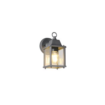 Trio verlichting MIRANDE Wandlamp Antraciet, 1-licht