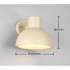 Trio verlichting ELBE Wandlamp Beige, 1-licht