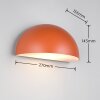 Trio verlichting MAAS Wandlamp Oranje, 1-licht