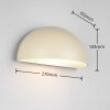 Trio verlichting MAAS Wandlamp Beige, 1-licht