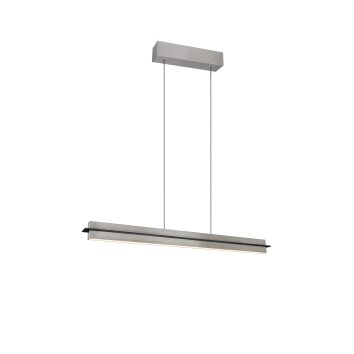 Trio verlichting Emerson Hanglamp LED Nikkel mat, 1-licht