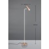 Trio verlichting Marley Staande lamp Bruin, 1-licht