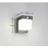 Reality COLOMBO Wandlamp LED Zwart, 1-licht, Bewegingsmelder