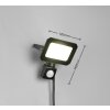 Reality FUNCHAL Wandlamp LED Zwart, 1-licht, Bewegingsmelder