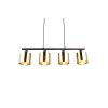 Reality Jason Hanglamp Goud, 4-lichts