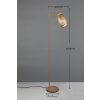 Reality Bidar Staande lamp Bruin, 1-licht