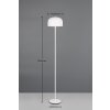 Reality Jeff Staande lamp LED Wit, 1-licht