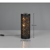 Reality Taco Tafellamp LED Zwart, 1-licht