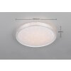 Reality Varda Plafondlamp LED Wit, 1-licht, Afstandsbediening