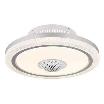 Globo Shelly Plafondventilator met verlichting LED Wit, 1-licht, Afstandsbediening