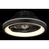 Globo Deanne Plafondventilator met verlichting LED Zwart, 1-licht, Afstandsbediening, Kleurwisselaar