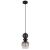 Globo Clarity Hanglamp Zwart, 1-licht