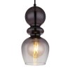 Globo Clarity Hanglamp Zwart, 1-licht