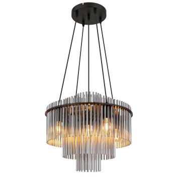 Globo Gorley Hanglamp Zwart, 5-lichts