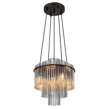 Globo Gorley Hanglamp Zwart, 5-lichts