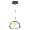 Globo Avila Hanglamp LED Chroom, Zwart, 1-licht, Afstandsbediening