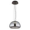 Globo Avila Hanglamp LED Chroom, Zwart, 1-licht, Afstandsbediening