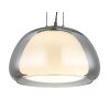Globo Avila Hanglamp LED Chroom, Zwart, 1-licht, Afstandsbediening