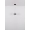 Globo Avila Hanglamp LED Chroom, Zwart, 1-licht, Afstandsbediening