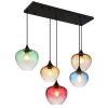 Globo Sander Hanglamp Zwart, 5-lichts