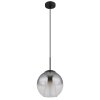 Globo Barry Hanglamp Zwart, 1-licht
