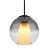 Globo Barry Hanglamp Zwart, 1-licht