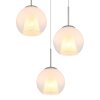 Globo Barry Hanglamp Chroom, Nikkel mat, 3-lichts