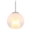 Globo Barry Hanglamp Chroom, Nikkel mat, 1-licht