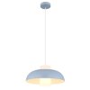Globo Lowe Hanglamp Blauw, 1-licht