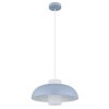Globo Lowe Hanglamp Blauw, 1-licht